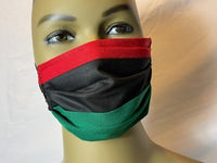 Red, Black, and Green Coronavirus Protection Face Mask