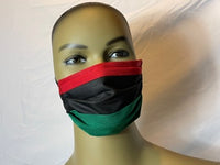 Red, Black, and Green Coronavirus Protection Face Mask