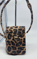 Leopard cross body handbag