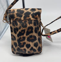 Leopard cross body handbag