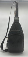 Black Ostrich holster backpack