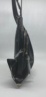 Black Ostrich holster backpack