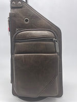 Black vegan leather holster