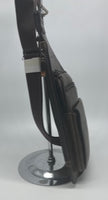 Black vegan leather holster