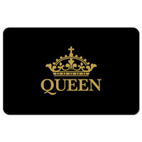 Black Queen Shower Curtain