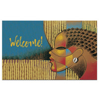 Composite Of A Woman Oven Mitt and Potholder set