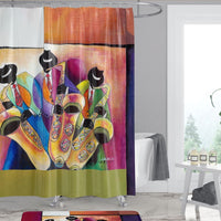 Jazz Sax Men  Shower Curtain