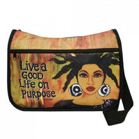 
              Live A Good Life On Purpose Crossbody Bag
            