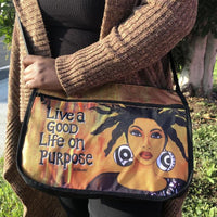 Live A Good Life On Purpose Crossbody Bag