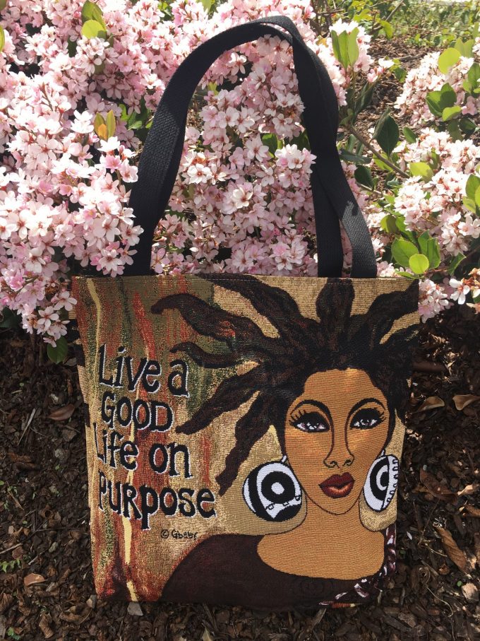 Live A Good Life On Purpose Tote