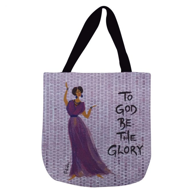 To God Be The Glory  Art Tapestry Tote Bag