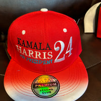 Kamala Harris '24 Hat Red & White