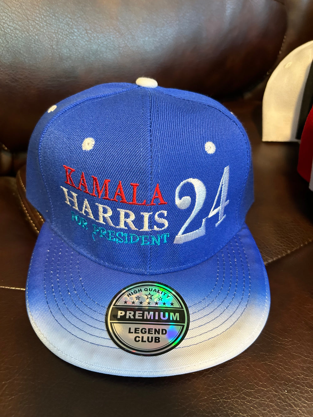 Kamala Harris '24 Hat Blue & White