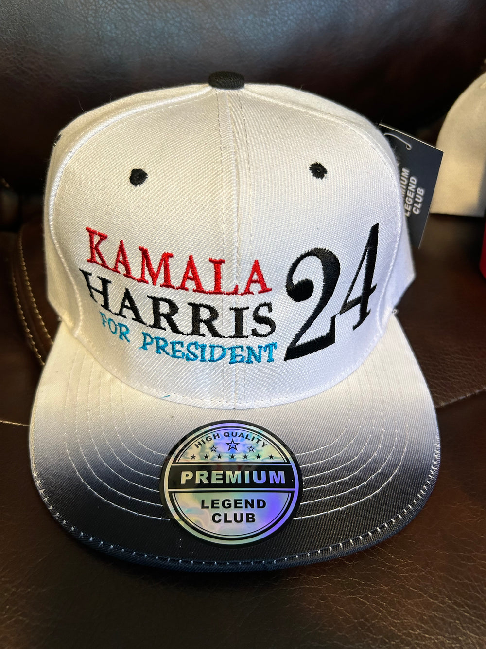 Kamala Harris '24 Hat White & Black