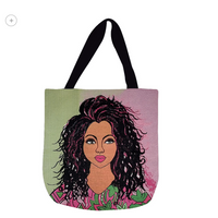 I Am Ambitious Woven Tote Bag