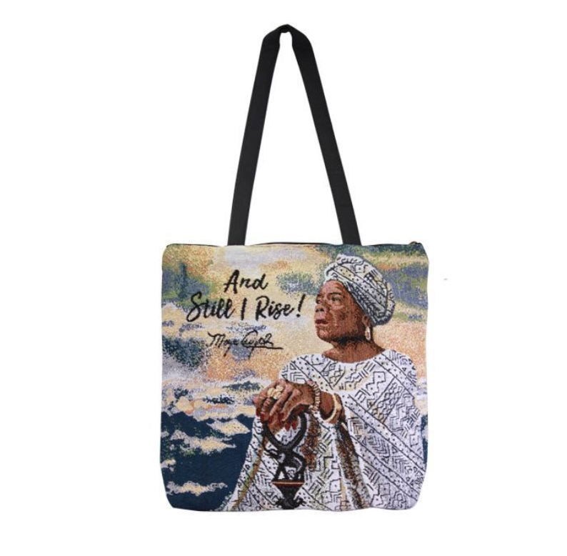 And Still I Rise Maya Woven Tote Bag