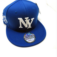 NEW YORK CITY LOGO FITTED CAP ROYAL BLUE