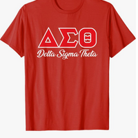 AEO Delta Sigma Theta T-Shirt Red