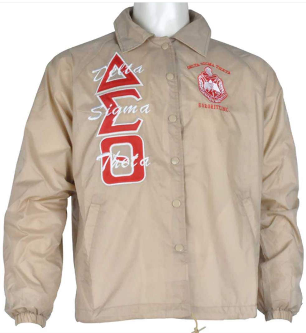 Delta Sigma Theta Tan Jacket