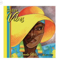 Sister Vibes 2025 African American Wall Calendar