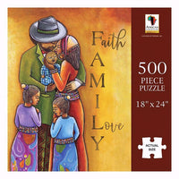 Faith Family Love 500 Piece Puzzle