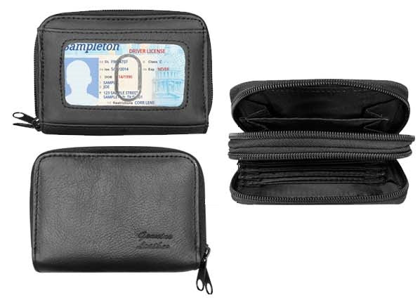 Leather Wallet with RFID protection 1