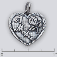 Sterling Silver #1 Madre Pendant