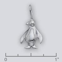 Sterling Silver Penguin Pendant