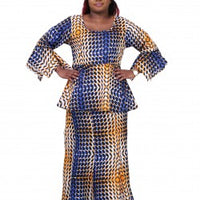 African 3 pc dress set