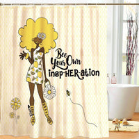 Bee Your Own InspHERation Shower Curtain