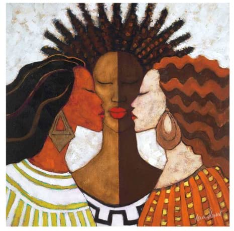 Every Woman by Monica Stewart African American Print 16x16