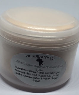 Velvet Sugar Shea Organic Scented  Butter Cream