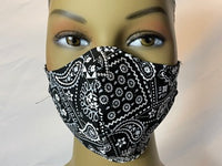 
              Black Bandana  Coronavirus Protection Face Mask
            