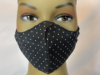 Rhinestone Mask Black