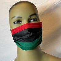 Red, Black, and Green Coronavirus Protection Face Mask