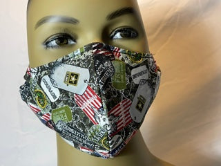 Army Dog Tags Protection Face Mask