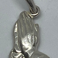 Small Praying Hands  Charm Pendant