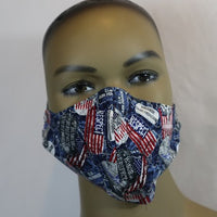 Air Force dog tags  Face Mask