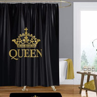 
              Black Queen Shower Curtain
            