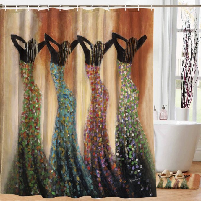 Summer Solstice Designer  Shower Curtain