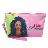 I Am Ambitious Cosmetic Pouch