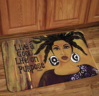 
              Live A Good Life On Purpose Interior Floor Mat
            