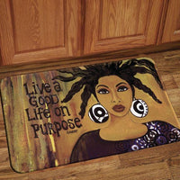 Live A Good Life On Purpose Interior Floor Mat