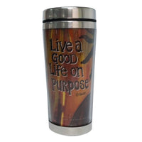 
              Live A Good Life On Purpose Travel Mug
            
