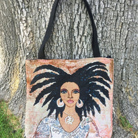 Nubian Queen: Afro- Centric Tote Bag