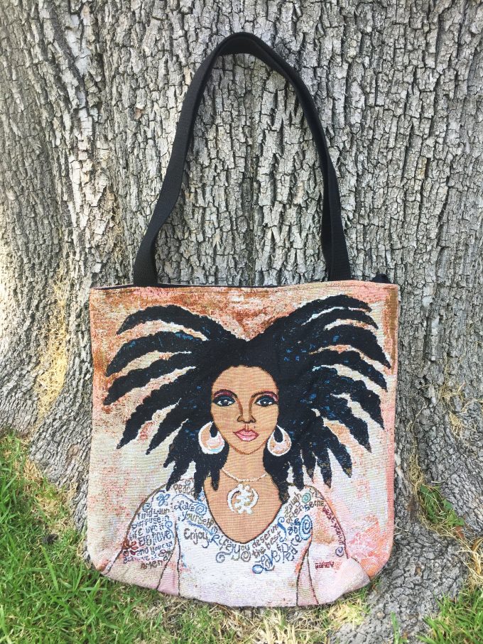 Nubian Queen: Afro- Centric Tote Bag