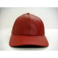 Red Leather Cap