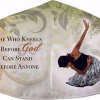 She Who Kneels Face Mask