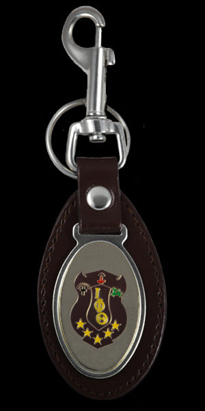 Iota Phi Theta Leather Key Chain